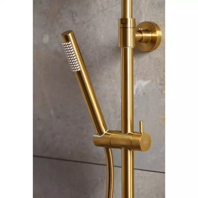 Zuhanygarnitúra Moza Gold Premium termosztatikus csapteleppel,7