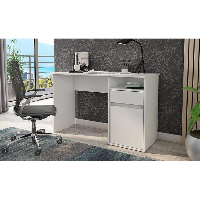 Íróasztal Sara 120x50x76 fehér 637149,4