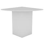 Sarokasztal csatlakozó Torino 80x80x75 fehér 642666