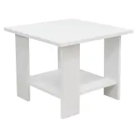Dohányzóasztal Lena 55x55x44 fehér 873420