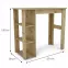 Asztal Barowy Vistig 120x58x108cm fehér 654774,2