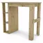 Asztal Barowy Vistig 120x58x108cm fehér 654774,4