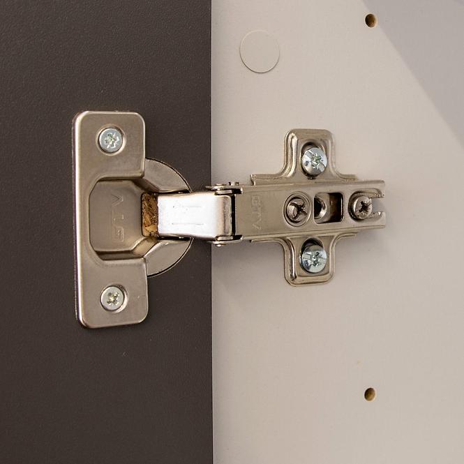 Konyhaszekrény Clara D60pk 2133 P/L szürke grafit/Artisan