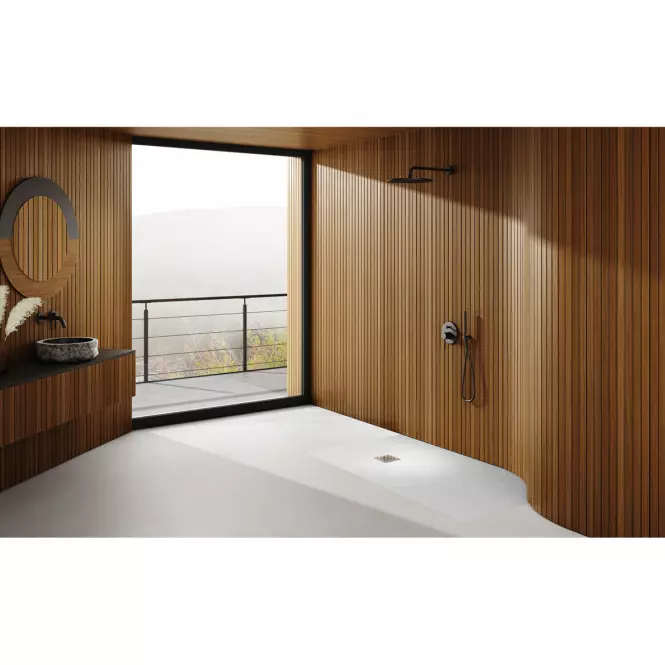 Zuhanytálca Kalait White Stone 80x80x3,5 3.3100/B/ST-M2