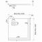 Zuhanytálca Kalait Cement Stone 80x80x3,5 3.3100/CT/ST-M2,2