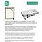 Zuhanytálca New Horizons White Stone 90x90x12 R55 3.3304/B/ST-M2,3