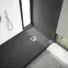 Zuhanytálca New Horizons Black Stone 100x100x12 3.3302/C/ST-M2,5