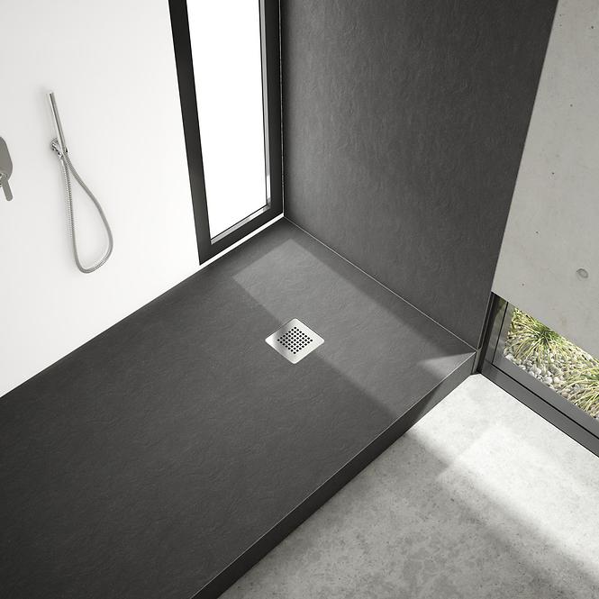 Zuhanytálca New Horizons Black Stone 100x120x12 3.3325/C/ST-M2