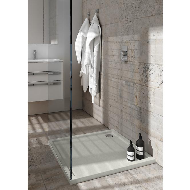 Zuhanytálca Caspar New Cement Stone 80x80x4,5 3.2330/CT/ST