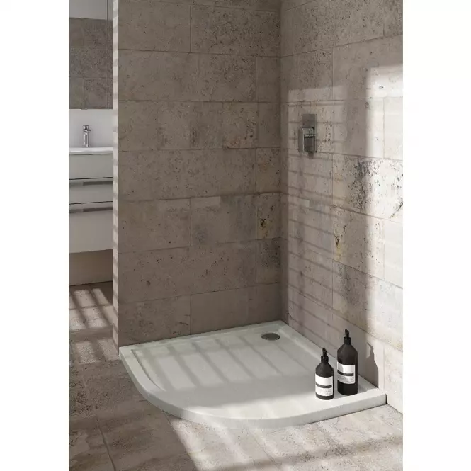 Zuhanytálca Caspar New Cement Stone 90x90x4,5 R55 3.2334/CT/ST