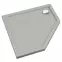 Zuhanytálca Caspar New Cement Stone 80x80x5 - 3.2397/CT/ST