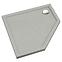 Zuhanytálca Caspar New Cement Stone 80x80x5 - 3.2397/CT/ST