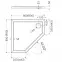 Zuhanytálca Caspar New Cement Stone 80x80x5 - 3.2397/CT/ST,2