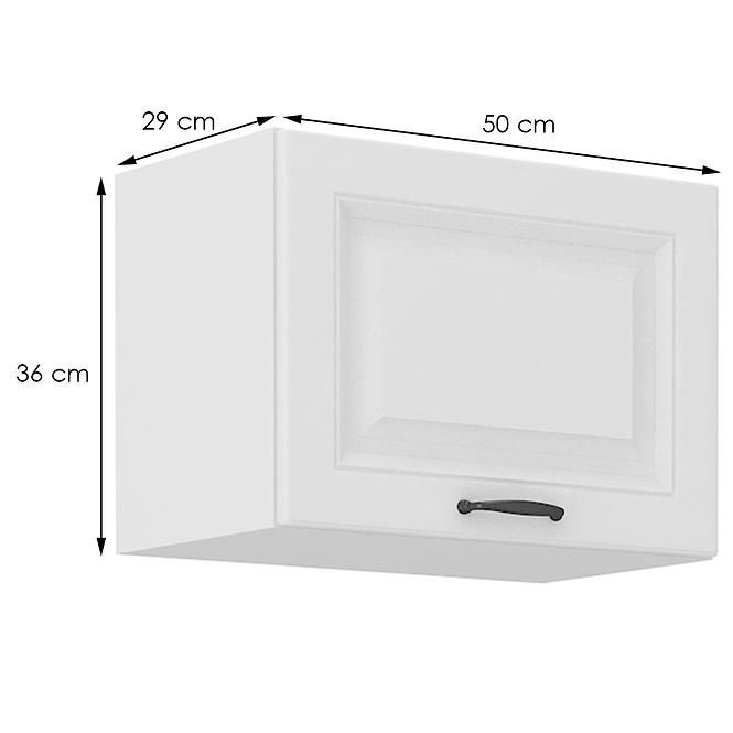 Konyhaszekrény STILO fehér mat/fehér 50gu-36 1f