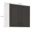 Konyhaszekrény STILO grafit mat/fehér 80g-72 2f,2