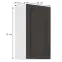 Konyhaszekrény STILO grafit mat/fehér 40g-72 1f,2