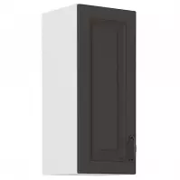 Konyhaszekrény STILO grafit mat/fehér 30g-72 1f