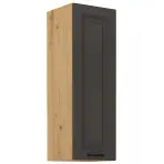 Konyhaszekrény STILO grafit mat/artisan 30g-90 1f