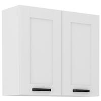 Konyhaszekrény LUNA fehér mat/fehér  80g-72 2f