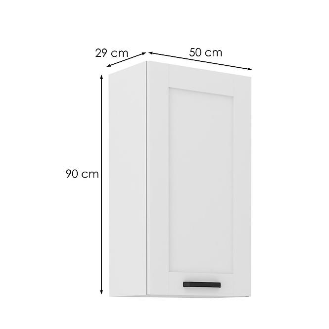 Konyhaszekrény LUNA fehér mat/fehér  50g-90 1f