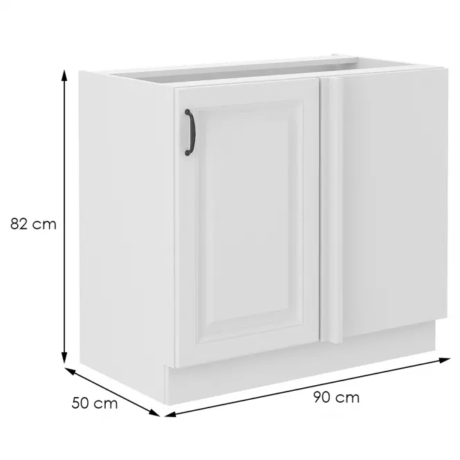 Konyhaszekrény STILO fehér mat/fehér 105 nd 1f bb