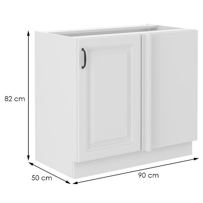 Konyhaszekrény STILO fehér mat/fehér 105 nd 1f bb