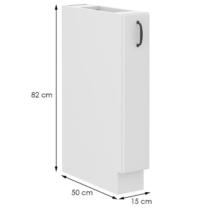 Konyhaszekrény STILO fehér mat/fehér 15d cargo bb,2