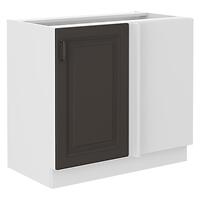 Konyhaszekrény STILO grafit mat/fehér 105 nd 1f bb