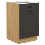 Konyhaszekrény STILO grafit mat/artisan 50d 1f 1s bb