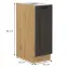 Konyhaszekrény STILO grafit mat/artisan 30d cargo bb,2