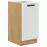 Konyhaszekrény LUNA fehér mat/artisan  40d 1f bb