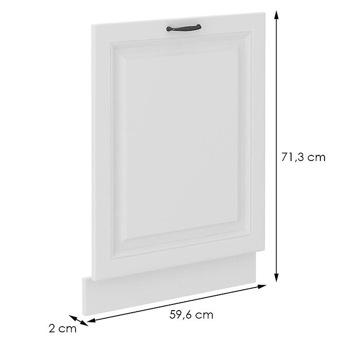 Konyhaszekrény STILO fehér mat/fehér 713x596,2