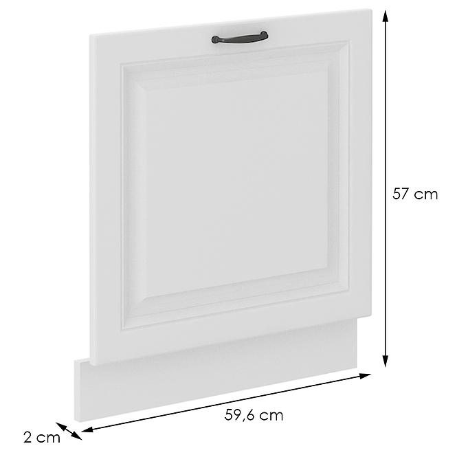 Konyhaszekrény STILO fehér mat/fehér 570x596,2