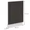 Konyhaszekrény STILO grafit mat/fehér 713x596,2