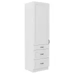 Konyhaszekrény STILO fehér mat/fehér 60dks-210 3s 1f