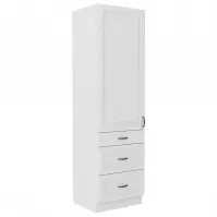 Konyhaszekrény STILO fehér mat/fehér 60dks-210 3s 1f
