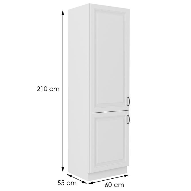 Konyhaszekrény STILO fehér mat/fehér 60dk-210 2f