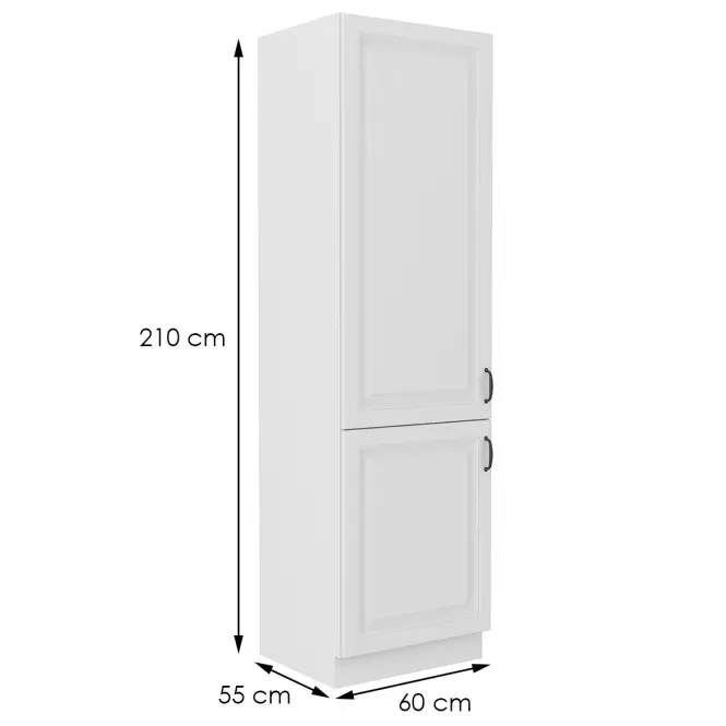 Konyhaszekrény STILO fehér mat/fehér 60dk-210 2f,2