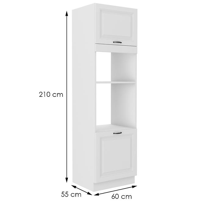 Konyhaszekrény STILO fehér mat/fehér 60dmp-210 2f