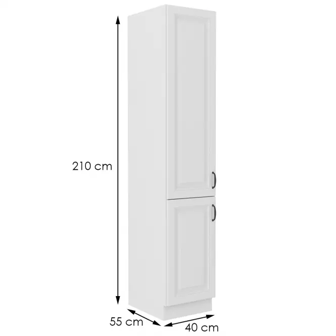 Konyhaszekrény STILO fehér mat/fehér 40dk-210 2f