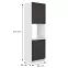 Konyhaszekrény STILO grafit mat/fehér 60dps-210 3s 1f,2