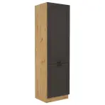 Konyhaszekrény STILO grafit mat/artisan 60dk-210 2f