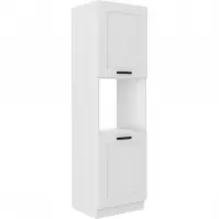 Konyhaszekrény LUNA fehér mat/fehér  60dp-210 2f