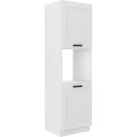 Konyhaszekrény LUNA fehér mat/fehér  60dp-210 2f