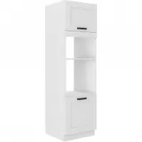 Konyhaszekrény LUNA fehér mat/fehér  60dmp-210 2f