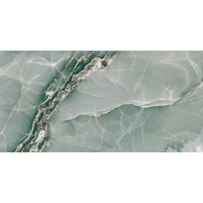 Csempe Gres Onyx Turquoise Pulido/Poler 60/120 Rect.