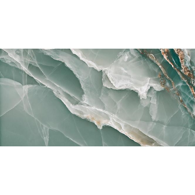 Csempe Gres Onyx Turquoise Pulido/Poler 60/120 Rect.