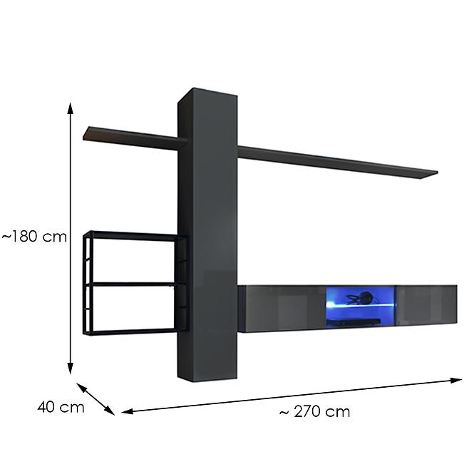 Nappali bútor Switch Met V grafit