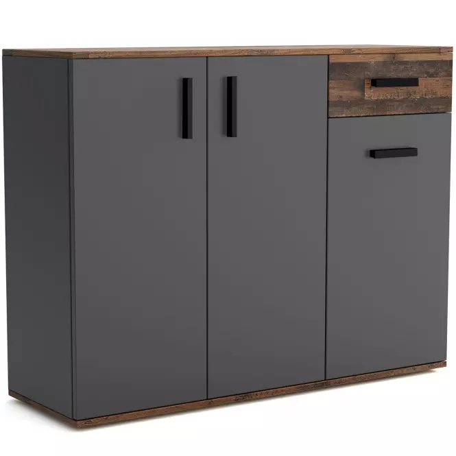 Komód Justus 07 Anthracite/ Old Style