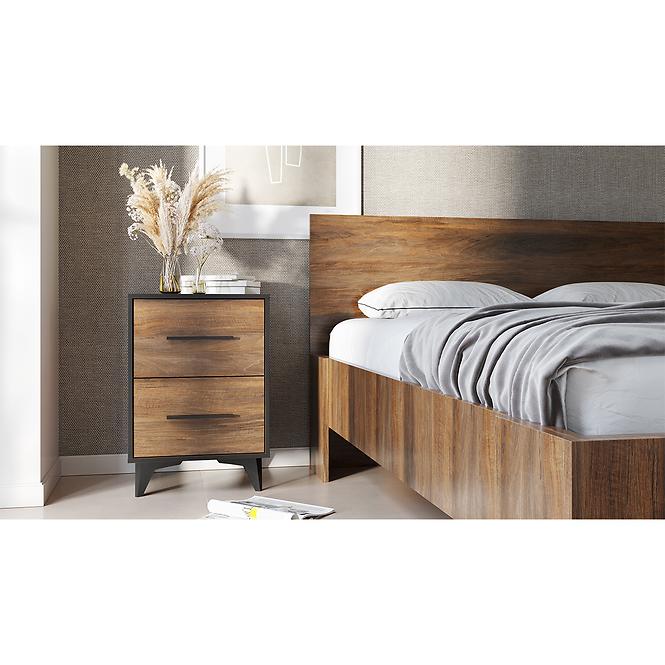 Ágy Frida L160 Shirin Walnut
